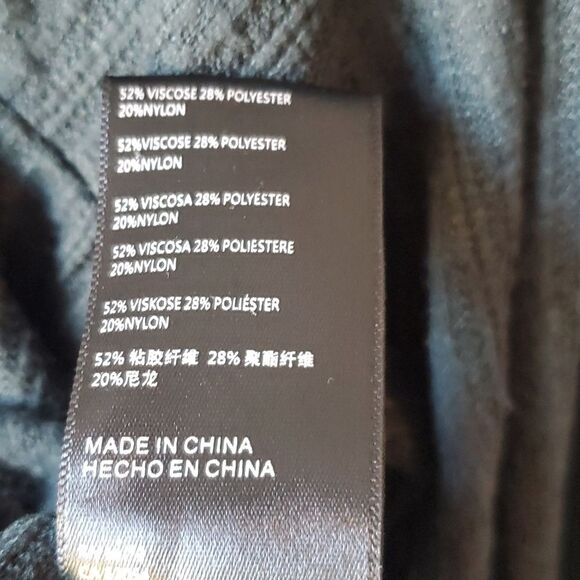 URBAN OUTFITTERS DARK GREEN CROPPED BABYDOLL TOP PUFF SLEEVES V-NECK KNIT MEDIUM - Picture 5 of 8